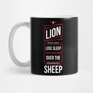 Lion cool slogan for safari or zoo Mug